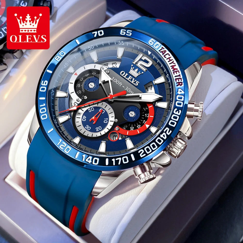 OLEVS casual fashion Men's Wristwatch - Olevs - Embellish Gold Jewelry & Diamond