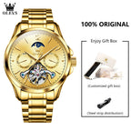 OLEVS 6663 Men Flywheel Fully Automatic Mechanical Watch