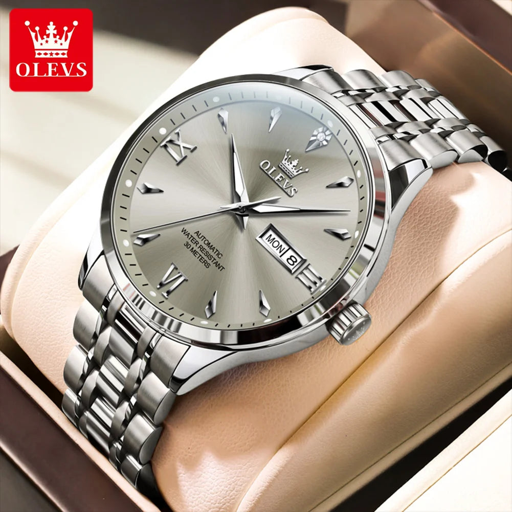 OLEVS Men Watches - Festive Collection - Embellish Gold Jewelry & Diamond