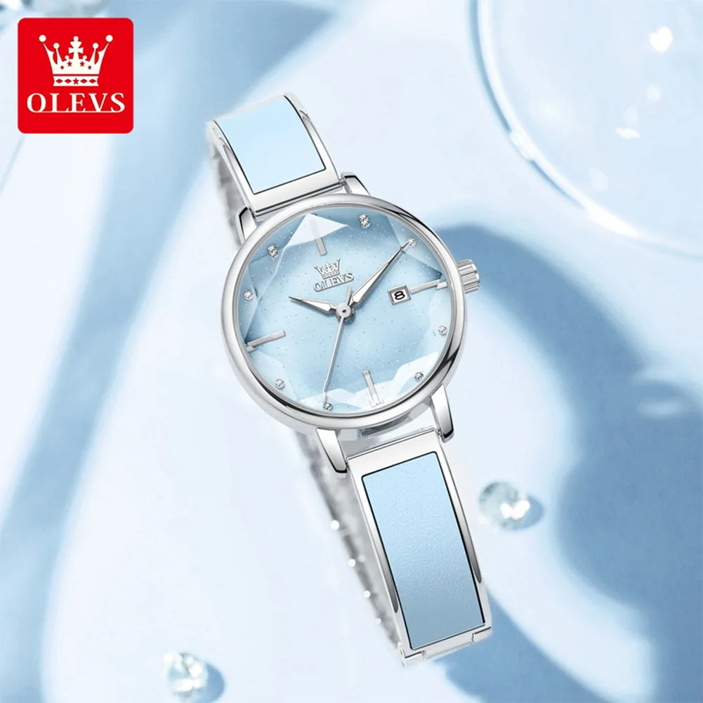 OLEVS 5656 Original Quartz Watches for Women - Olevs - Embellish Gold Jewelry & Diamond