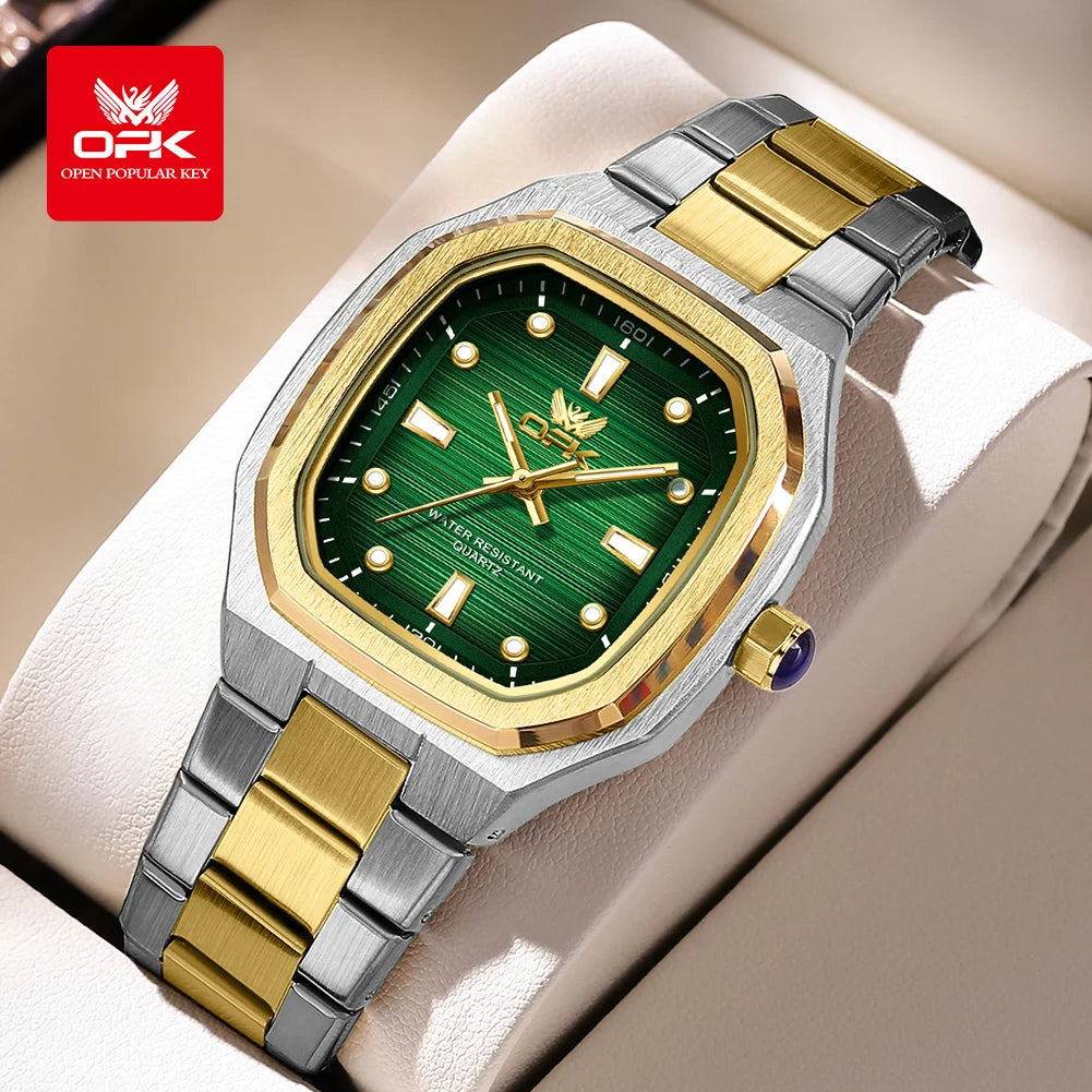 OPK 6044 Original Men Watches - Olevs - Embellish Gold Jewelry & Diamond