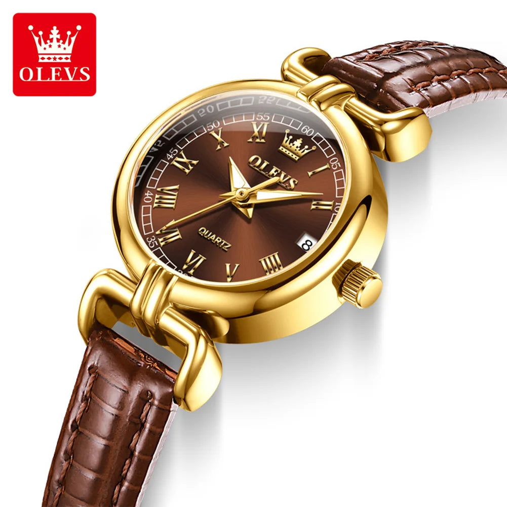 OLEVS New Fashion Simple Womens Watches - Olevs - Embellish Gold Jewelry & Diamond