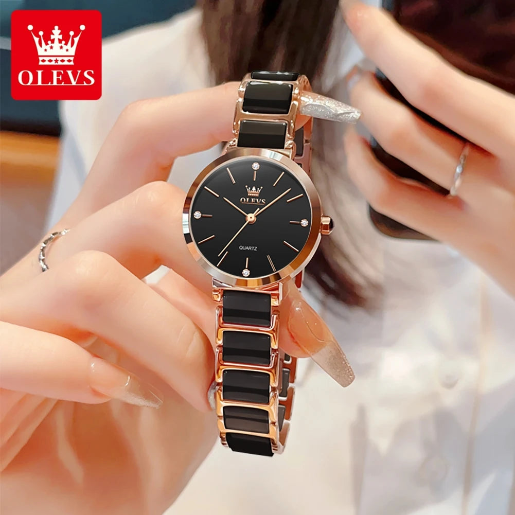 OLEVS Women Watch 5877 - Olevs - Embellish Gold Jewelry & Diamond