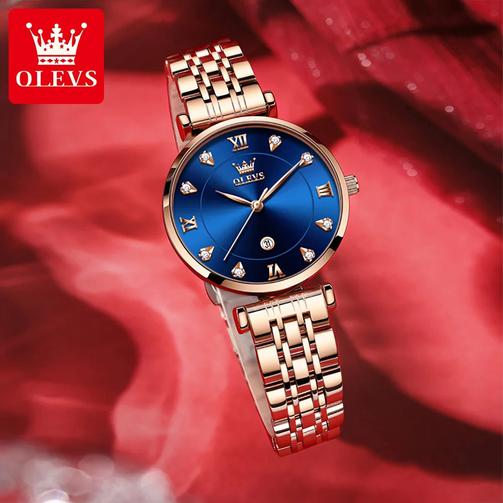 OLEVS Brand Ladies Watch - Olevs - Embellish Gold Jewelry & Diamond