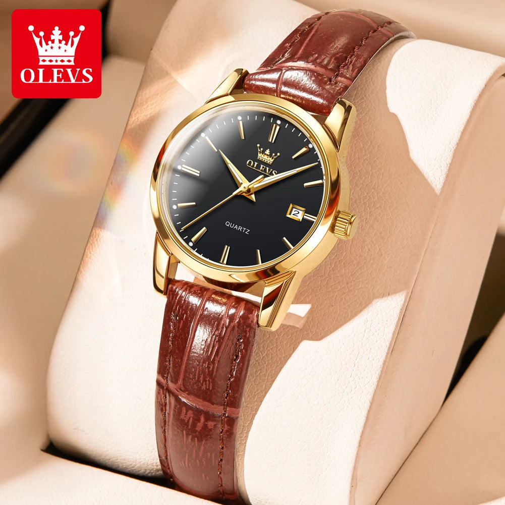 OLEVS 6898 Elegant Women's Watch - Olevs - Embellish Gold Jewelry & Diamond