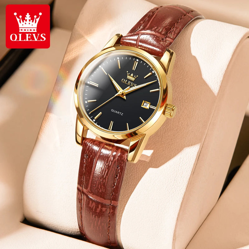 OLEVS 6898 Elegant Women's Watch - Olevs - Embellish Gold Jewelry & Diamond