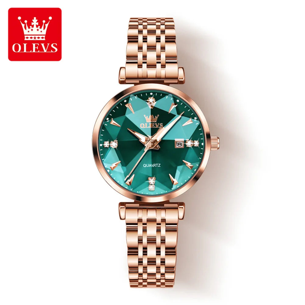 OLEVS brand watch fashion hot selling waterproof women's watch 5536 - Olevs - Embellish Gold Jewelry & Diamond