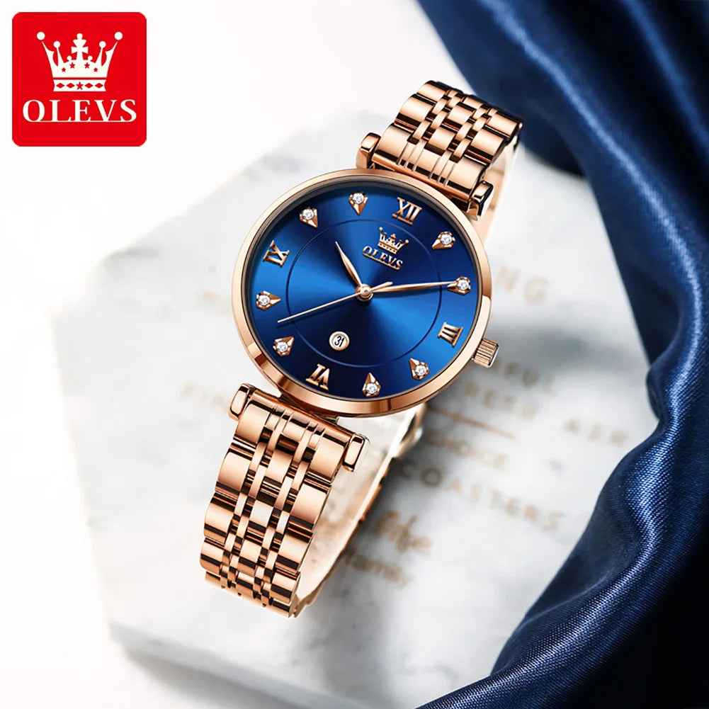 OLEVS Brand Ladies Watch - Olevs - Embellish Gold Jewelry & Diamond