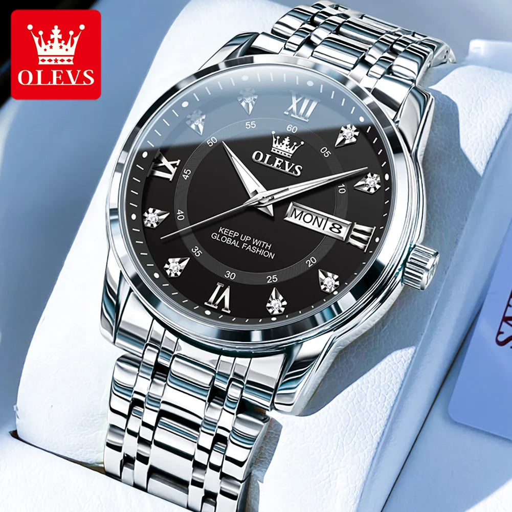 OLEVS 5513 Man Watch - Olevs - Embellish Gold Jewelry & Diamond