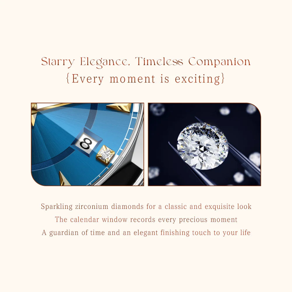 OLEVS 9977 Women Watch - Olevs - Embellish Gold Jewelry & Diamond