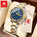OLEVS Brand Luxury Gold Quartz Watch for Womens