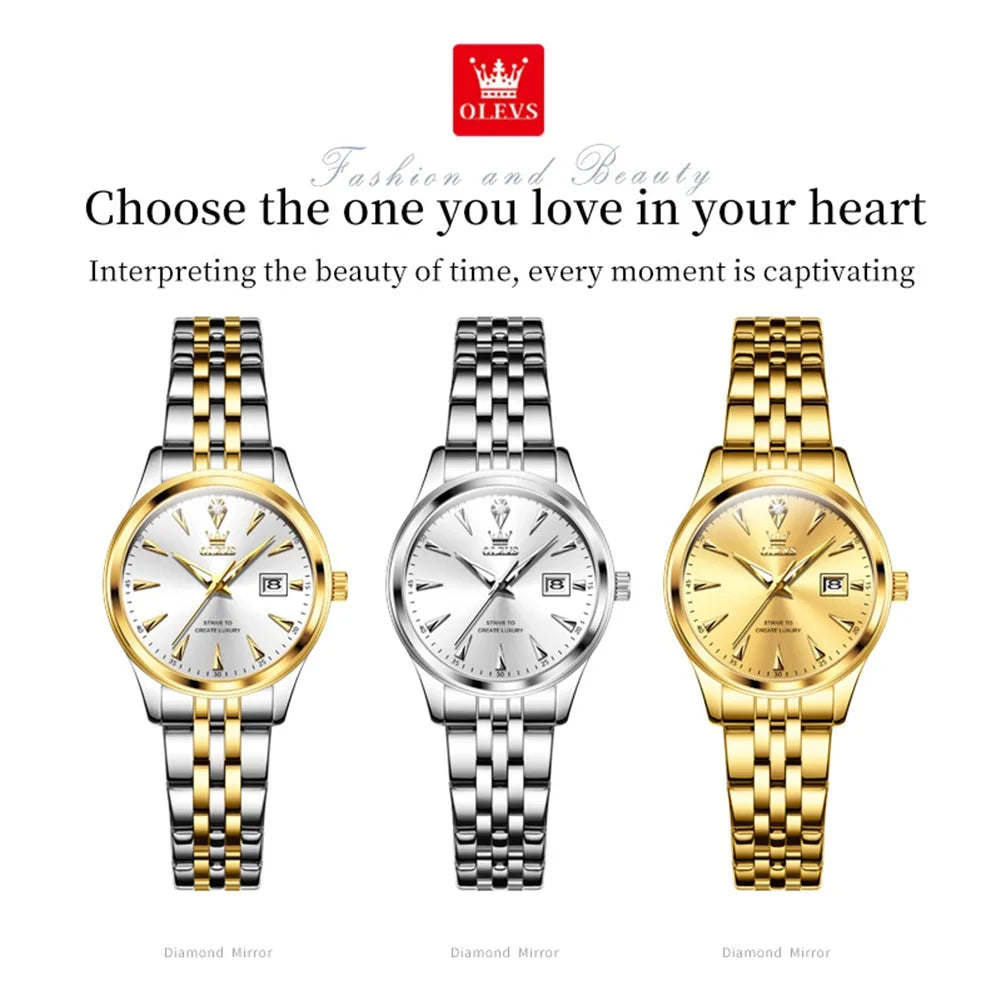 OLEVS 5598 Woman Watch - Olevs - Embellish Gold Jewelry & Diamond