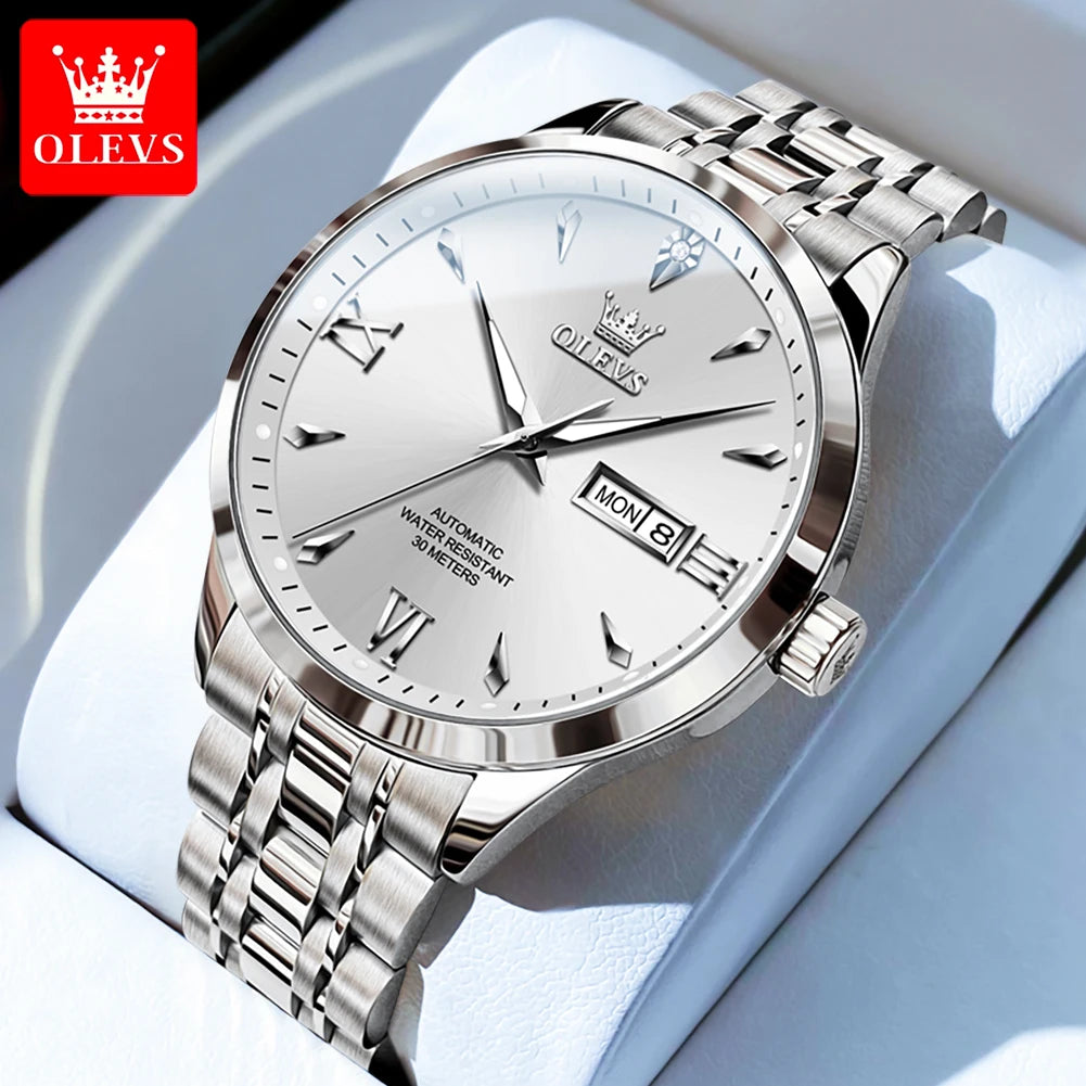 OLEVS 9956 Men's Watches - Festive Collection - Embellish Gold Jewelry & Diamond