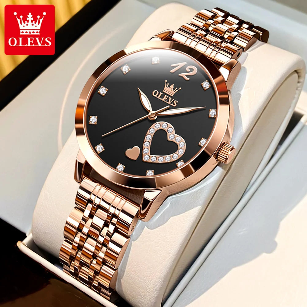 OLEVS Elegant Quartz Watch for Women - Olevs - Embellish Gold Jewelry & Diamond