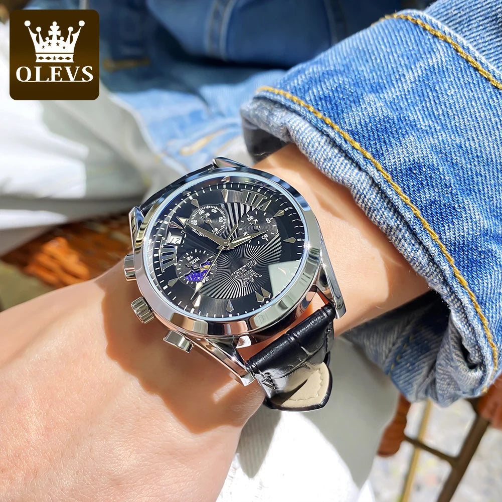 OLEVS casual fashion men's watches - Olevs - Embellish Gold Jewelry & Diamond