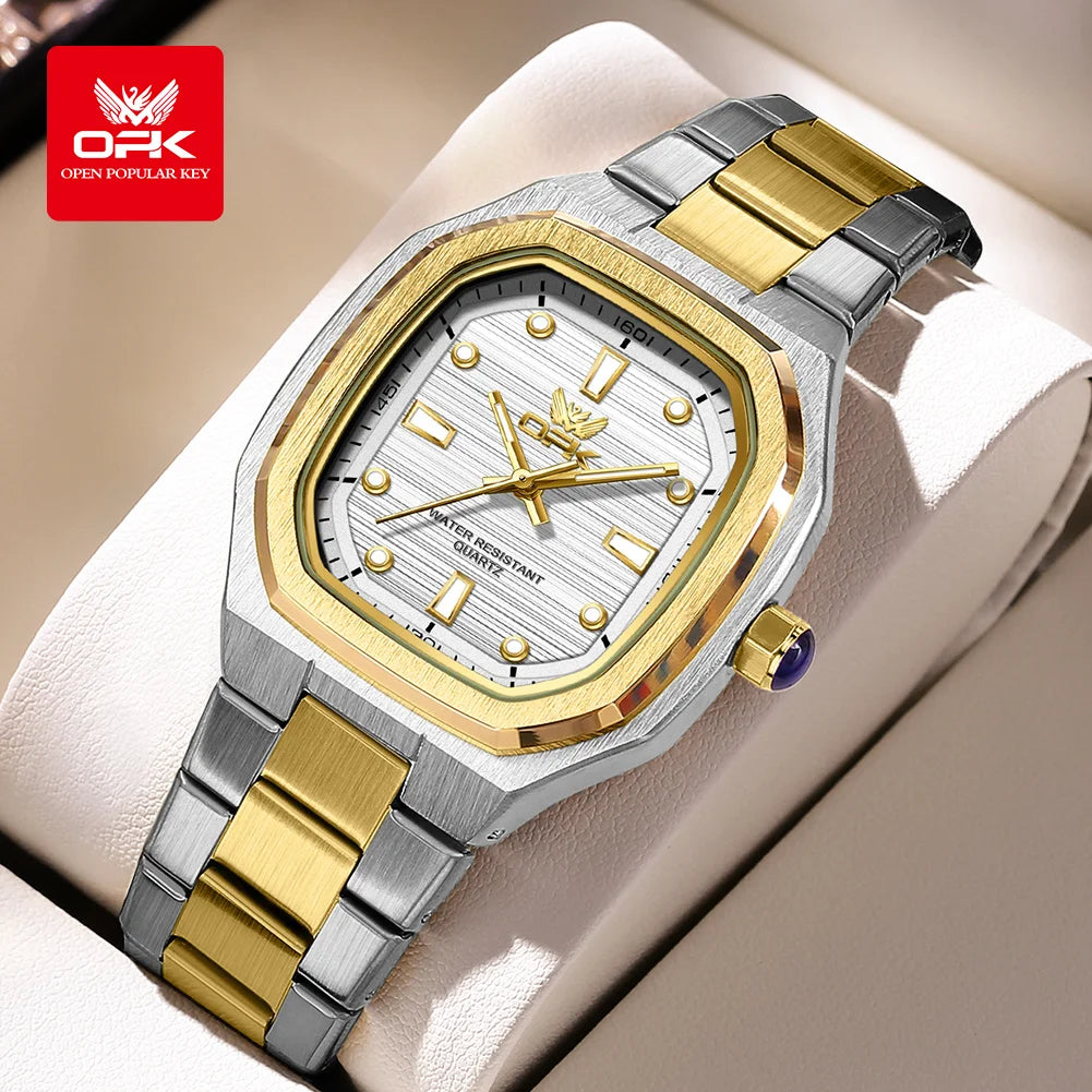 OPK 6044 Original Men Watches - Olevs - Embellish Gold Jewelry & Diamond