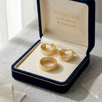 18k Gold Round Maze Jewelry Set
