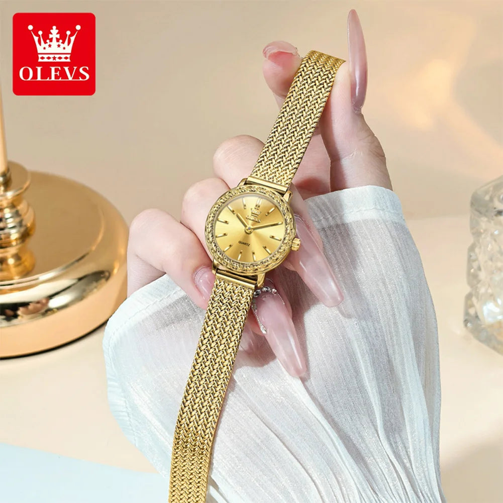 OLEVS New Women Bracelet Watch - Olevs - Embellish Gold Jewelry & Diamond