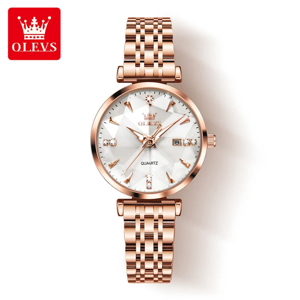OLEVS brand watch fashion hot selling waterproof women's watch 5536 - Olevs - Embellish Gold Jewelry & Diamond