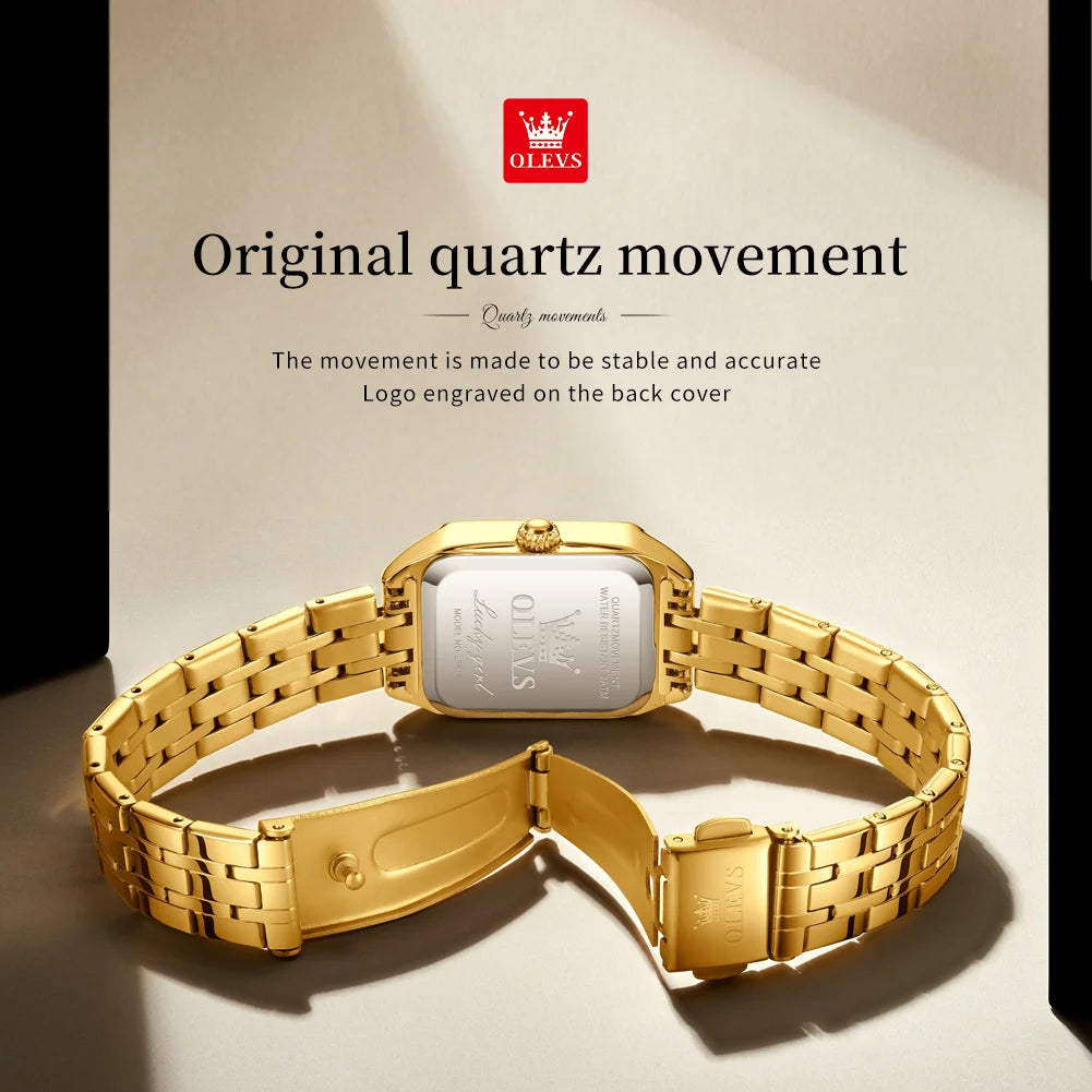 OLEVS Luxury Brands Women's Watches - Olevs - Embellish Gold Jewelry & Diamond