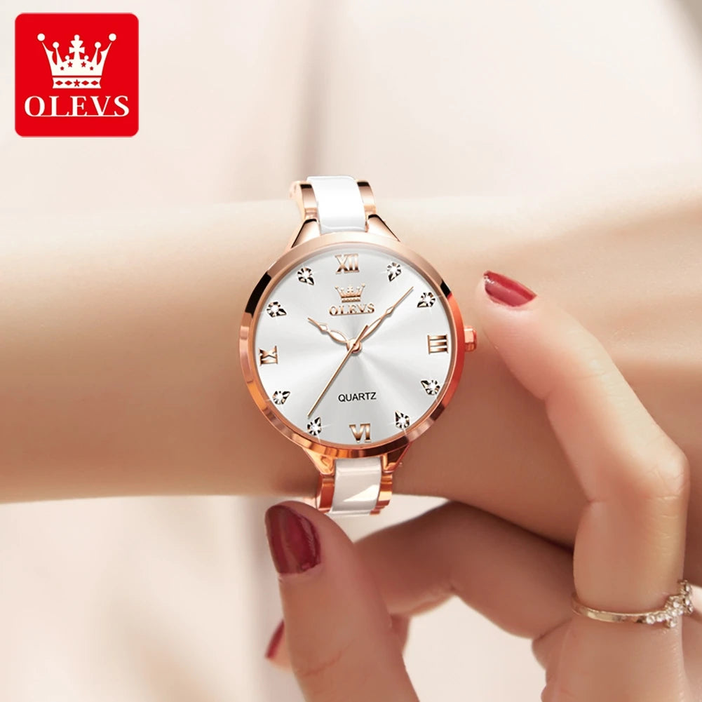 OLEVS 5872 Women Watches - Olevs - Embellish Gold Jewelry & Diamond