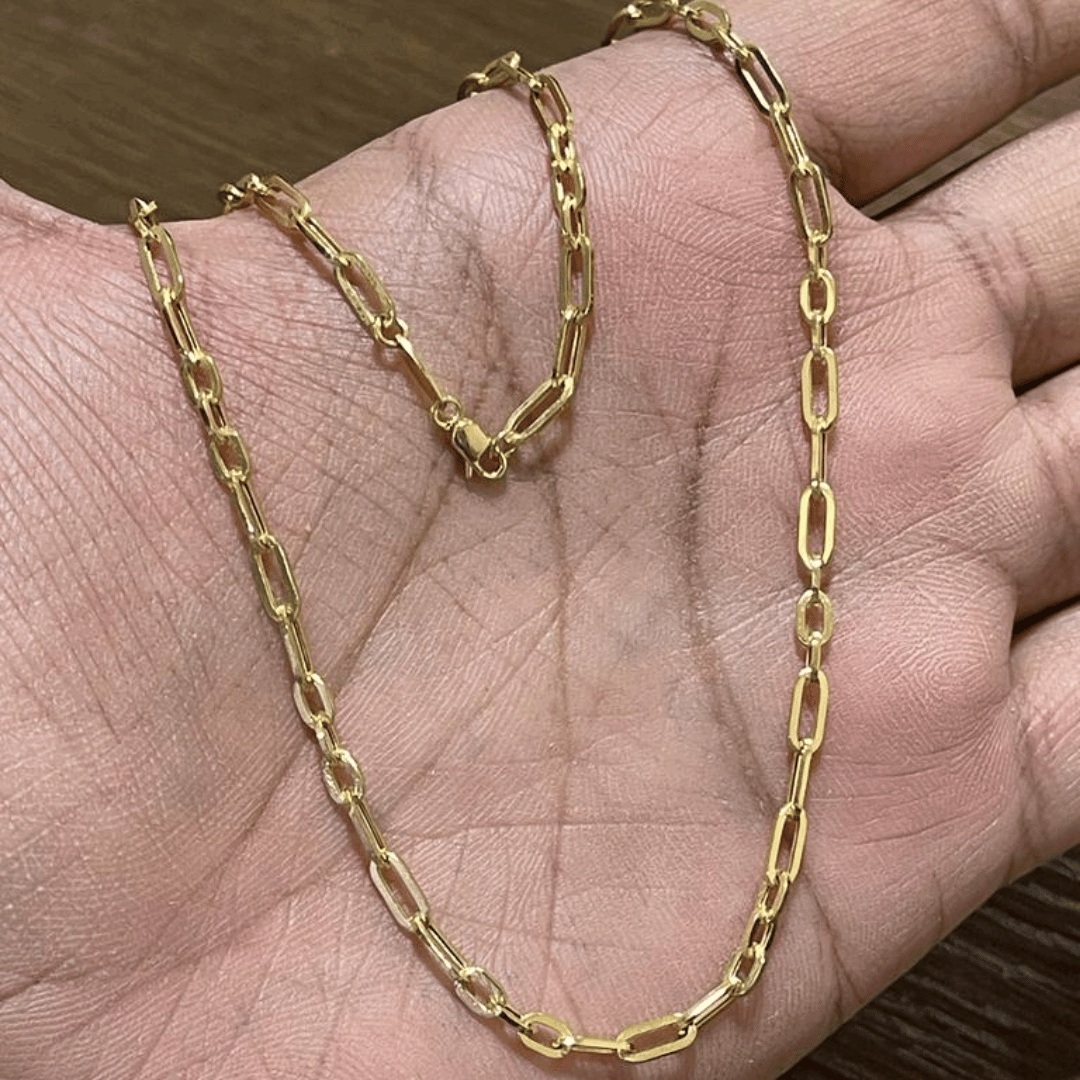 18k Real Saudi Gold Cable Chain 163 - Embellish Gold