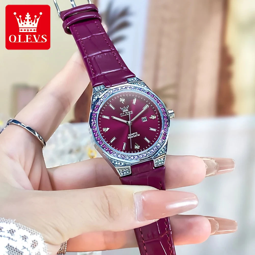 OLEVS Original Women's Watches - Olevs - Embellish Gold Jewelry & Diamond