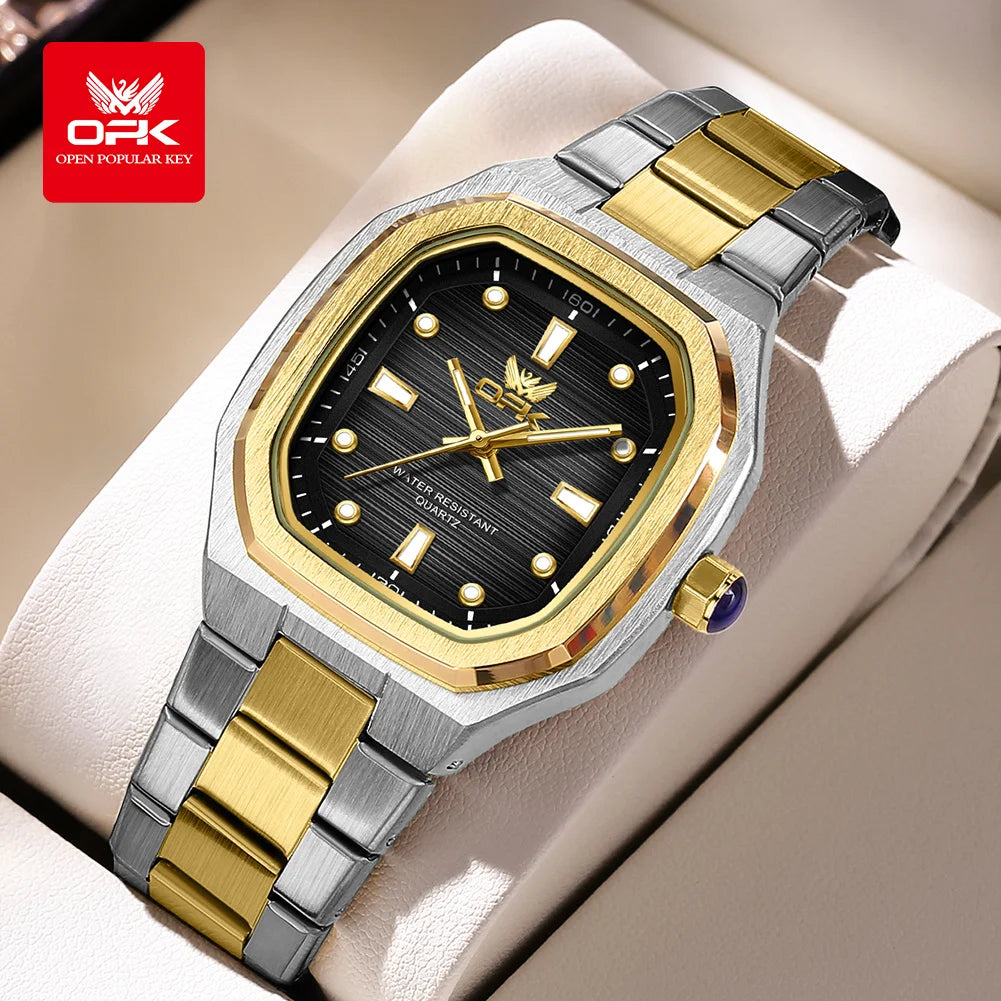 OPK 6044 Original Men Watches - Olevs - Embellish Gold Jewelry & Diamond
