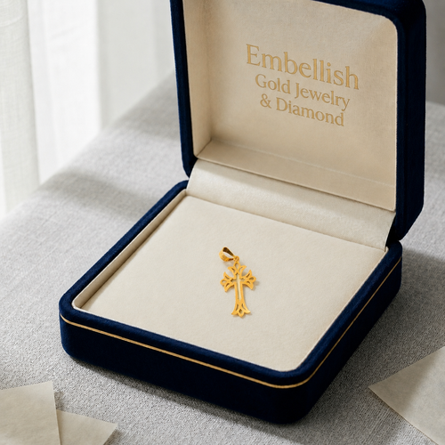 18k Gold Cross Pendants