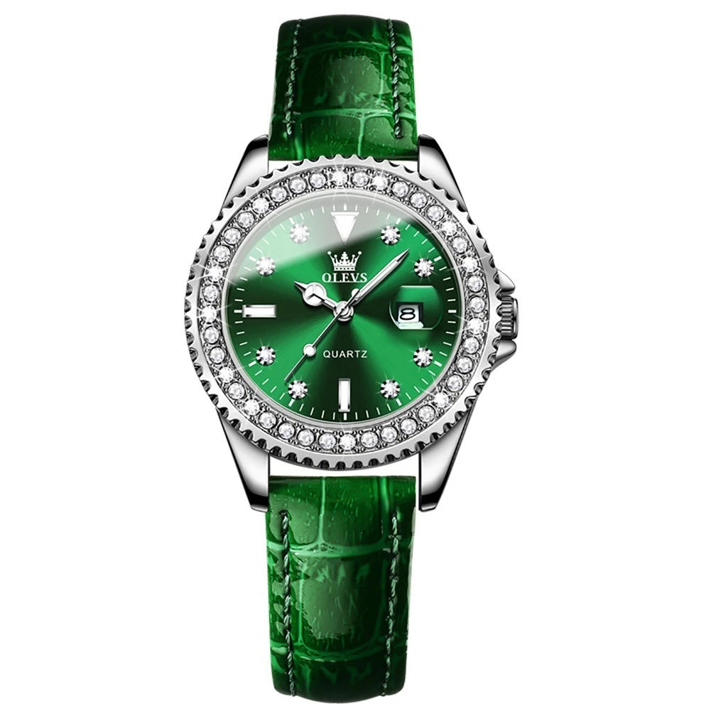 OLEVS 9945 Quartz Fashion Watch - Olevs - Embellish Gold Jewelry & Diamond