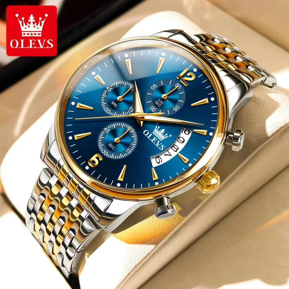 OLEVS luxury brand men's watches - Olevs - Embellish Gold Jewelry & Diamond