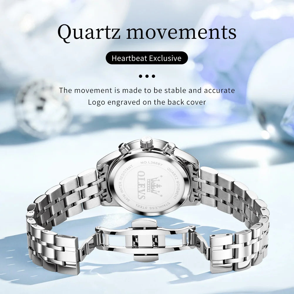 OLEVS Womens Watches - Olevs - Embellish Gold Jewelry & Diamond