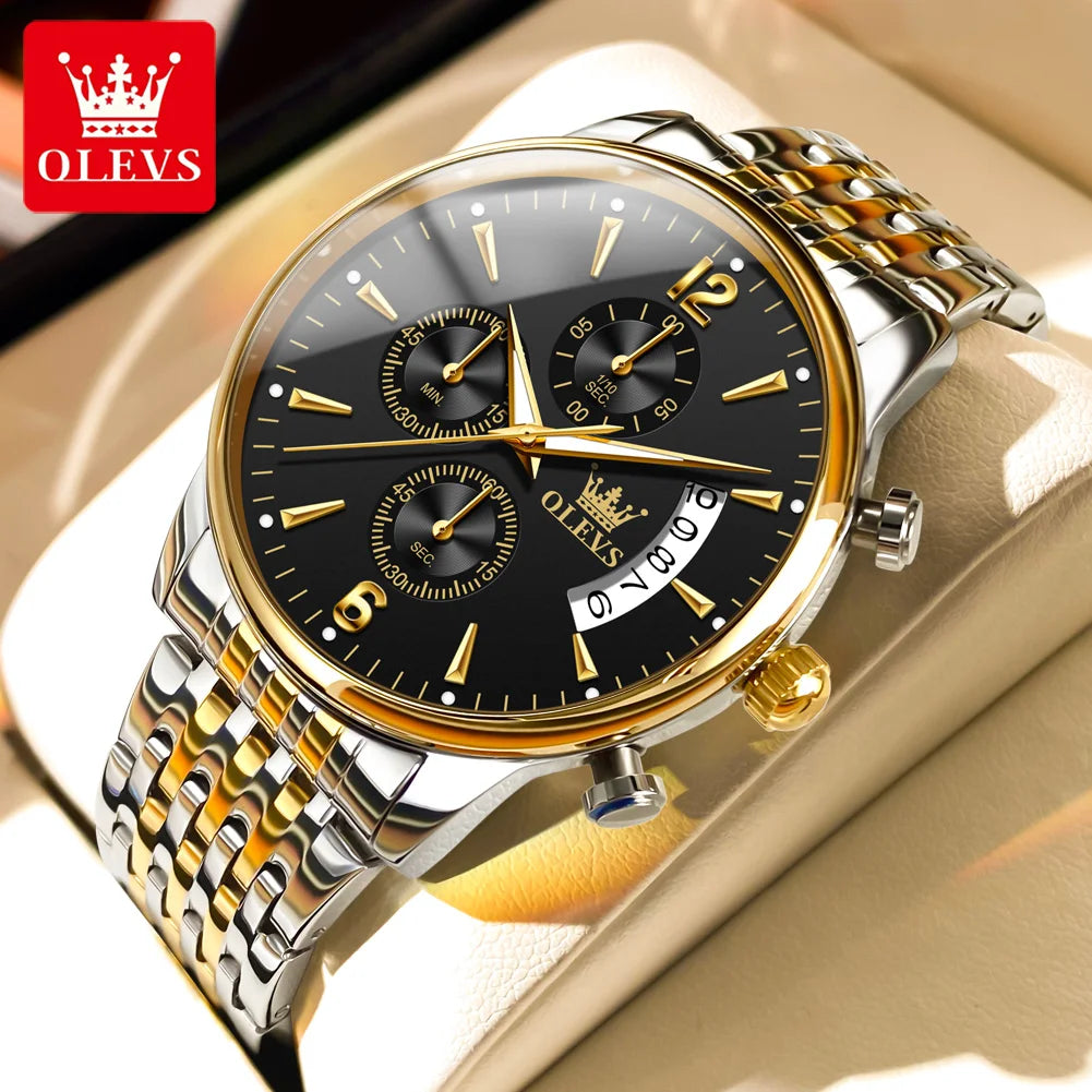 OLEVS luxury brand men's watches - Olevs - Embellish Gold Jewelry & Diamond