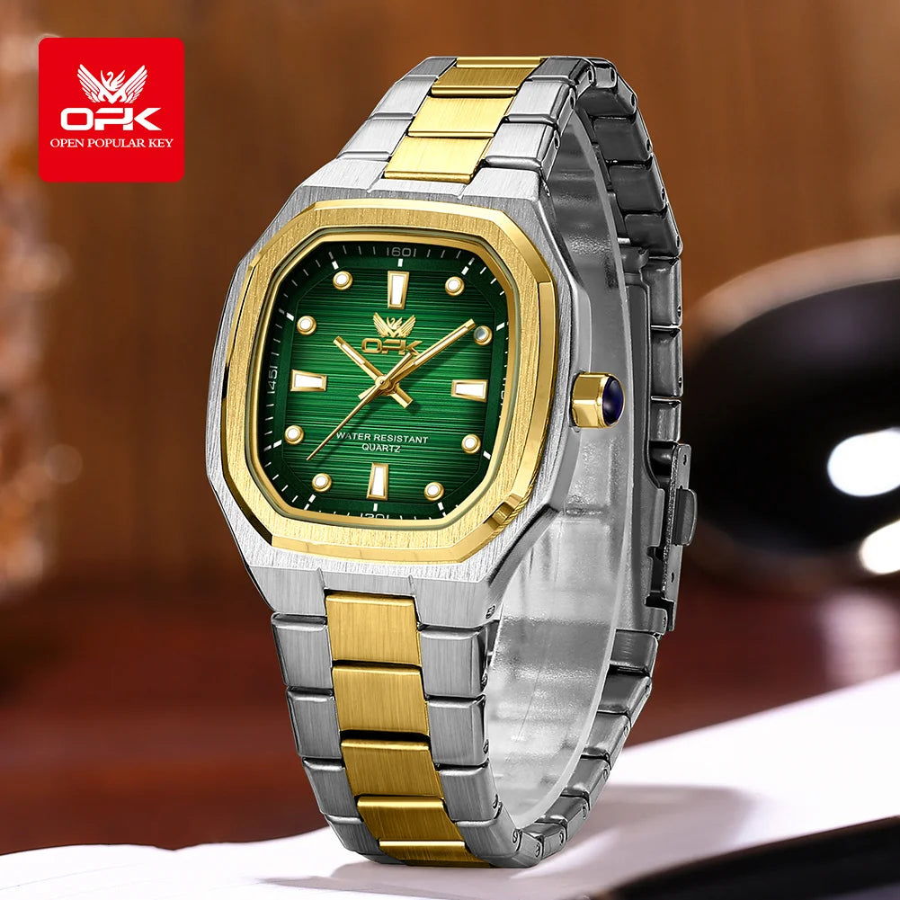 OPK 6044 Original Men Watches - Olevs - Embellish Gold Jewelry & Diamond