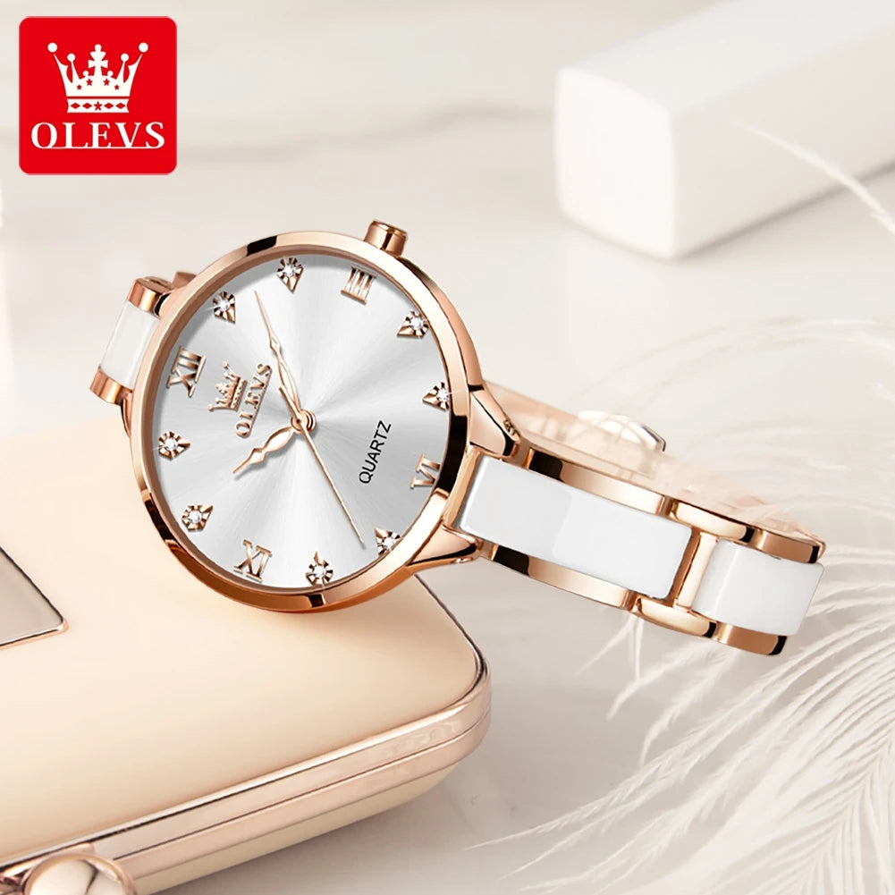 OLEVS 5872 Women Watches - Olevs - Embellish Gold Jewelry & Diamond