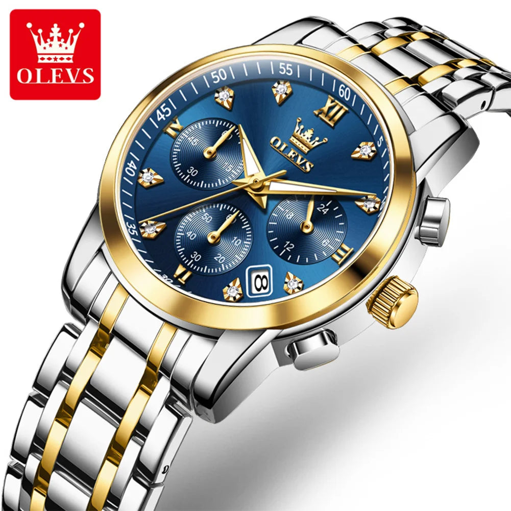 OLEVS 2858 Original Quartz Watch for Ladies - Olevs - Embellish Gold Jewelry & Diamond