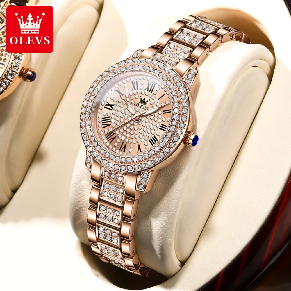 OLEVS Quartz Women's Watch - Olevs - Embellish Gold Jewelry & Diamond