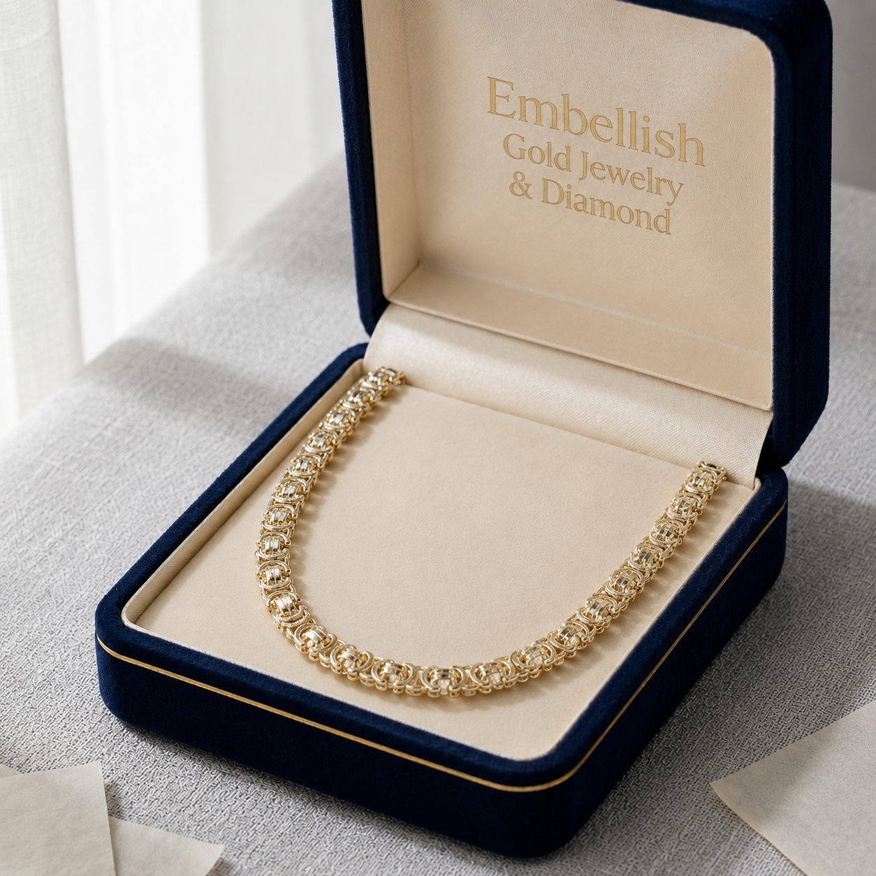 18k Gold Versace Chain 4 - 18k Gold Chain - Embellish Gold Jewelry & Diamond