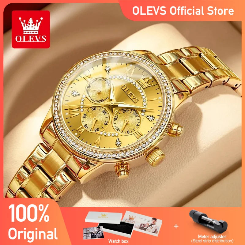 OLEVS Women's Watches - Olevs - Embellish Gold Jewelry & Diamond