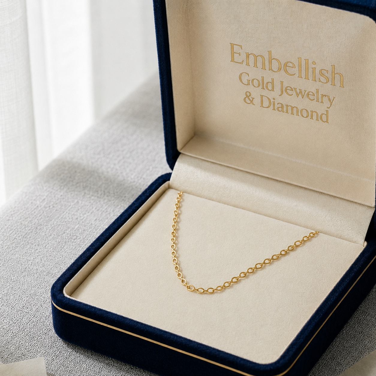 18k Gold Infinity Chain