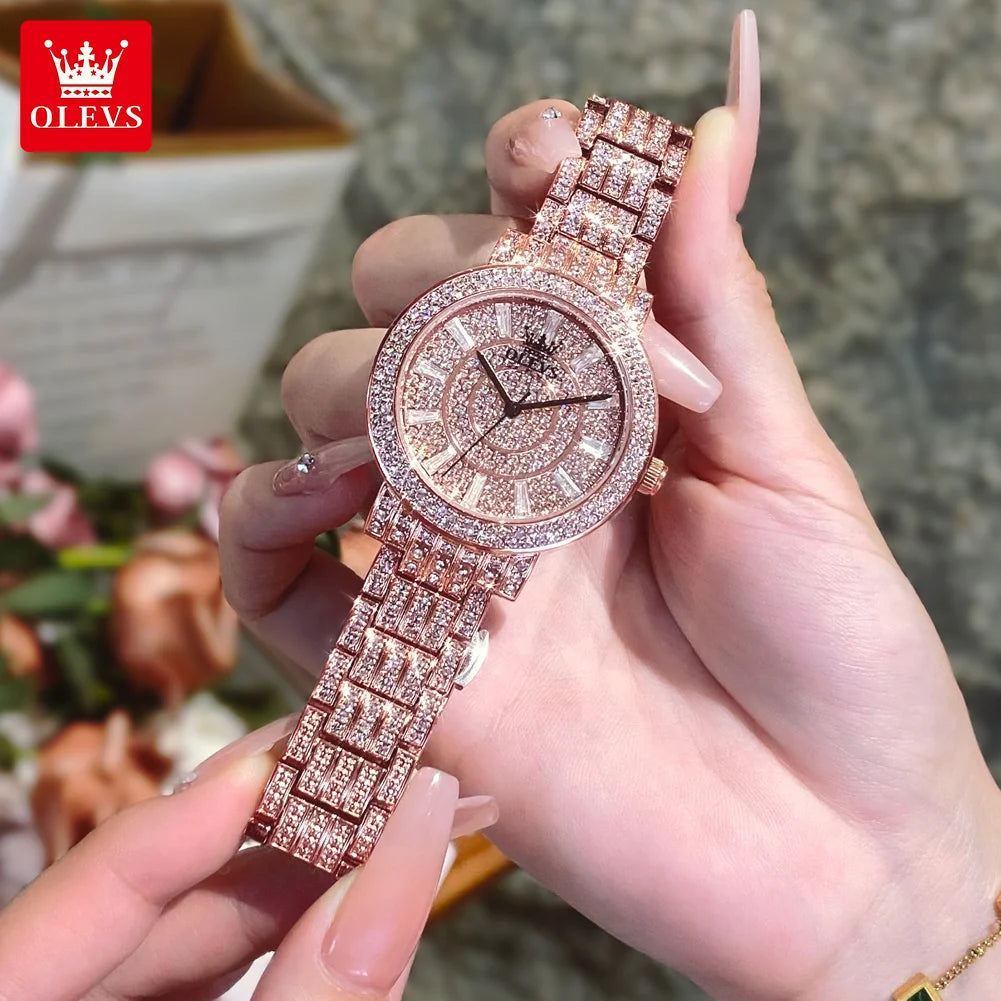 OLEVS 9904 Women Watches - Olevs - Embellish Gold Jewelry & Diamond