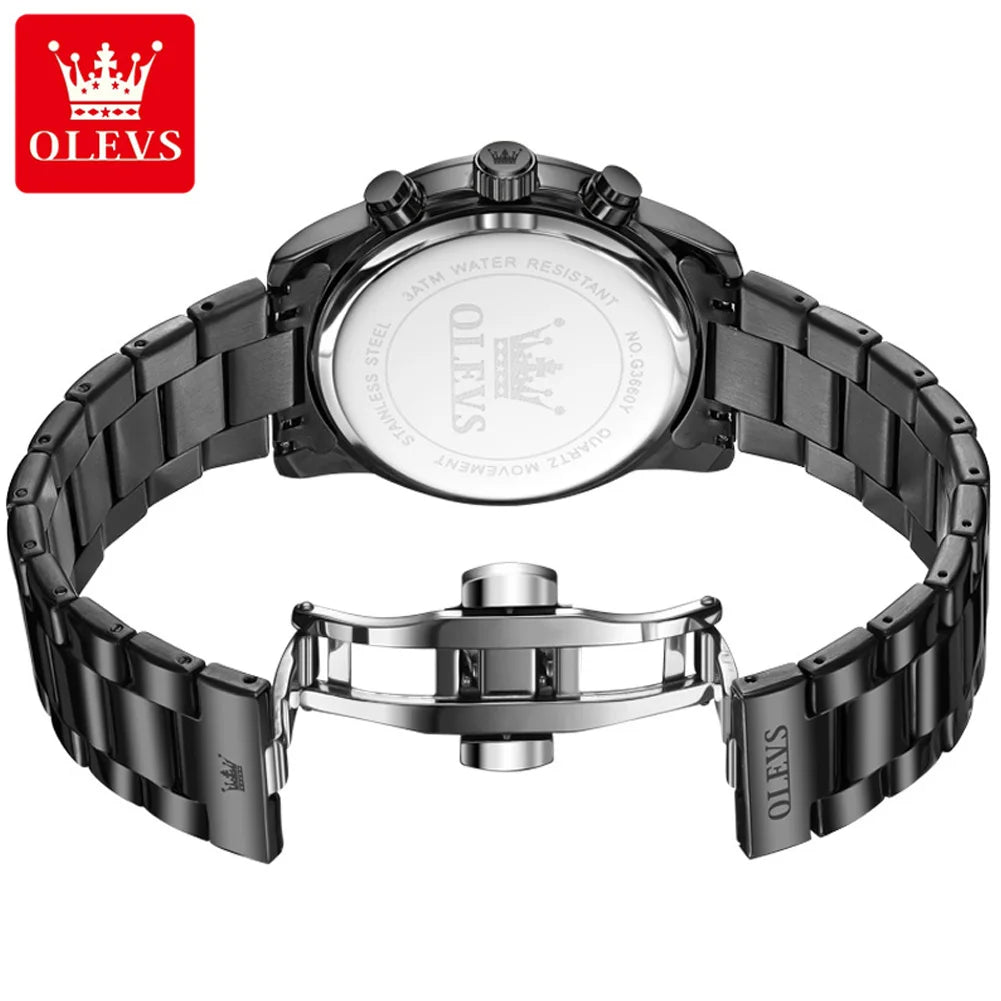 OLEVS Original Fashion Men's Watches - Olevs - Embellish Gold Jewelry & Diamond