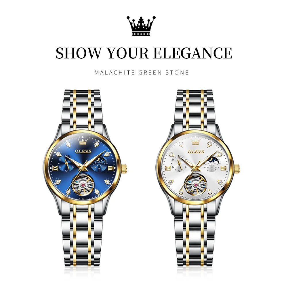 OLEVS 6608 Womens Watch - Olevs - Embellish Gold Jewelry & Diamond