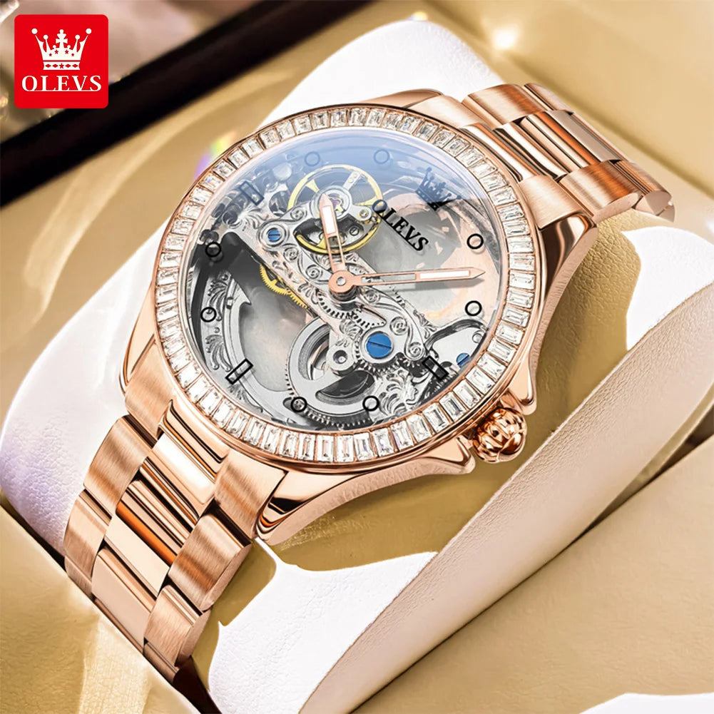 OLEVS 6699 Gold Watch for Women - Olevs - Embellish Gold Jewelry & Diamond