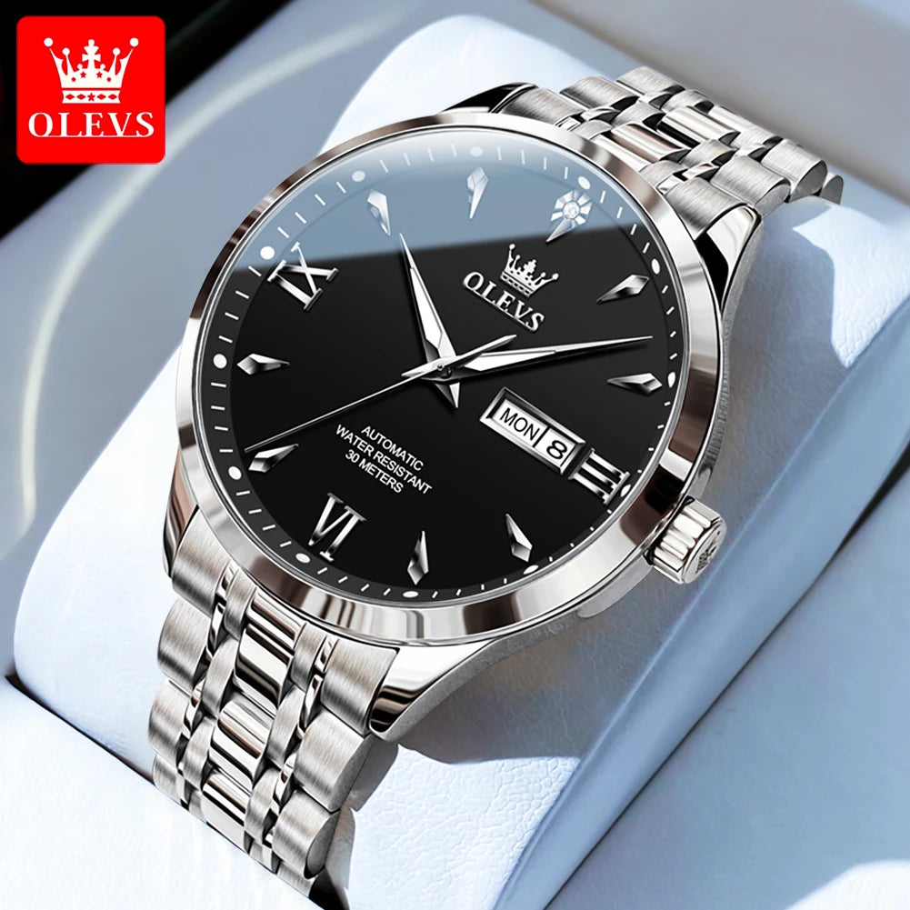 OLEVS 9956 Men's Watches - Festive Collection - Embellish Gold Jewelry & Diamond
