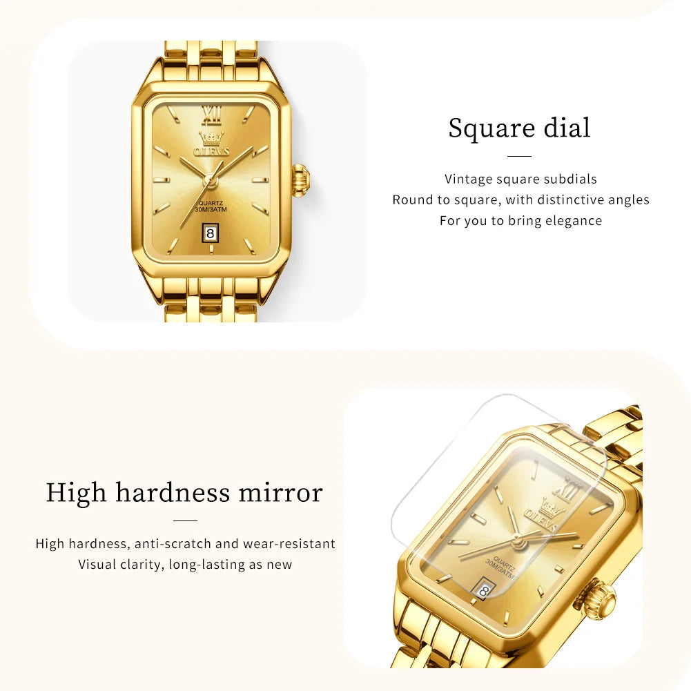 OLEVS Luxury Top Brand Women's Watches - Olevs - Embellish Gold Jewelry & Diamond