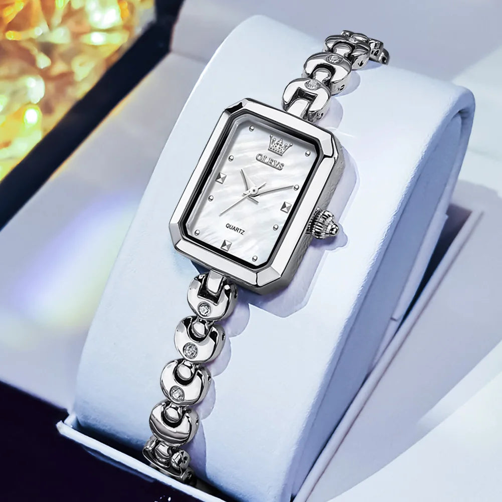 OLEVS Luxury Brand Original Quartz Women Watches - Olevs - Embellish Gold Jewelry & Diamond