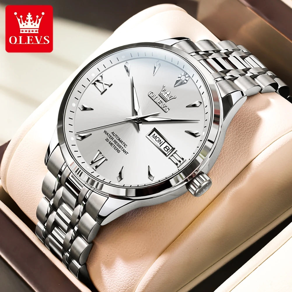 OLEVS Men Watches - Festive Collection - Embellish Gold Jewelry & Diamond