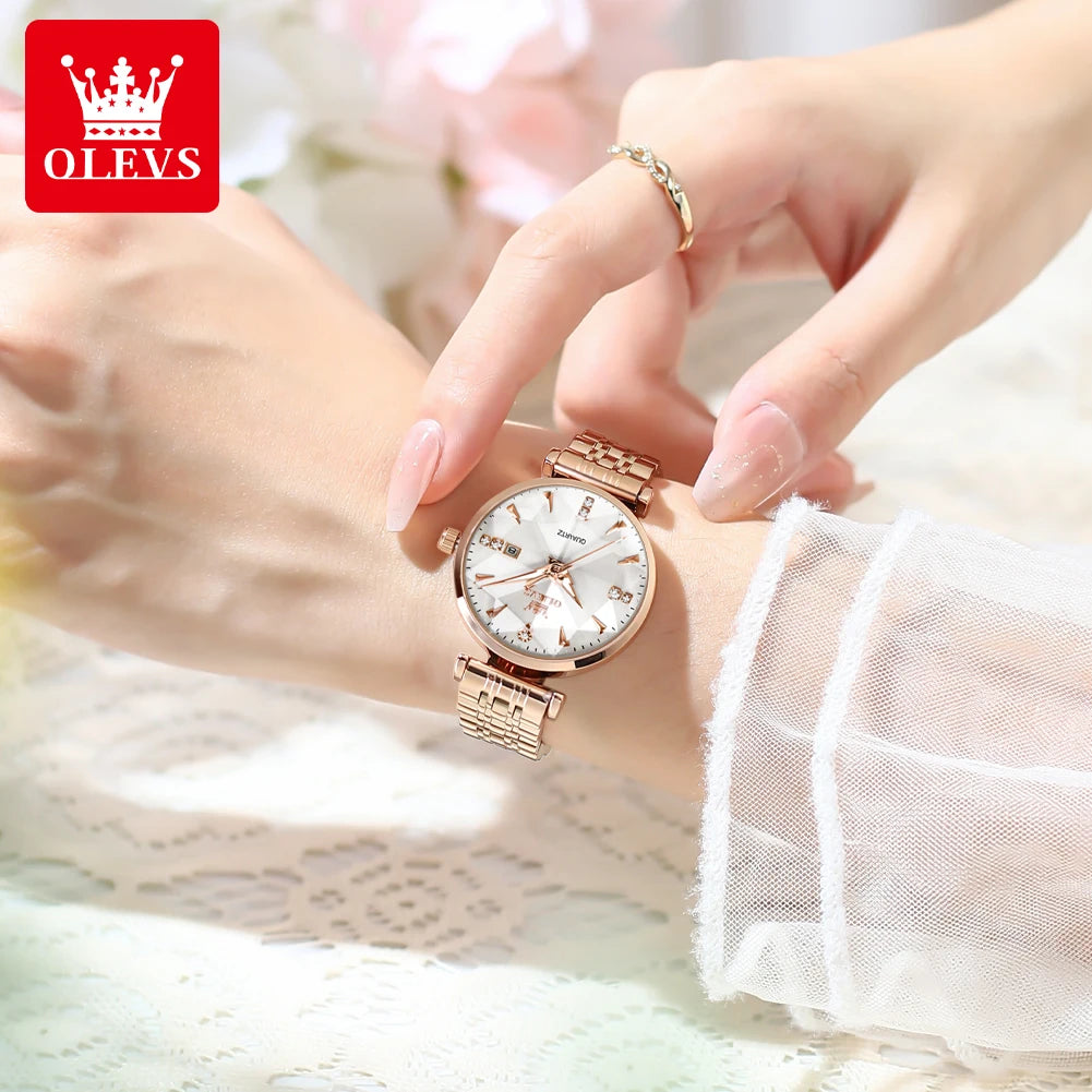 OLEVS brand beautiful women's watches - Olevs - Embellish Gold Jewelry & Diamond