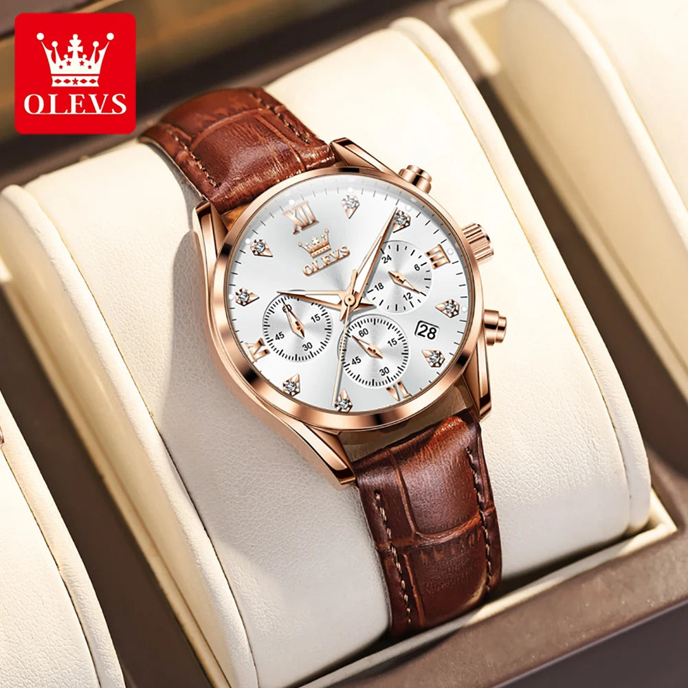 OLEVS 5523 Original Brand Women's Watches - Olevs - Embellish Gold Jewelry & Diamond